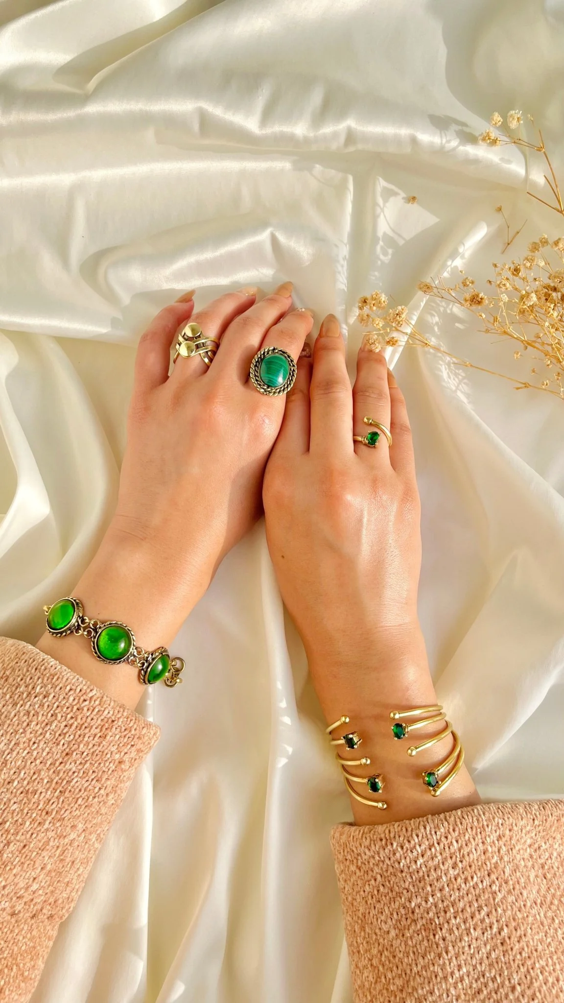 Green Stone & Calm Set – Copper - Image 2