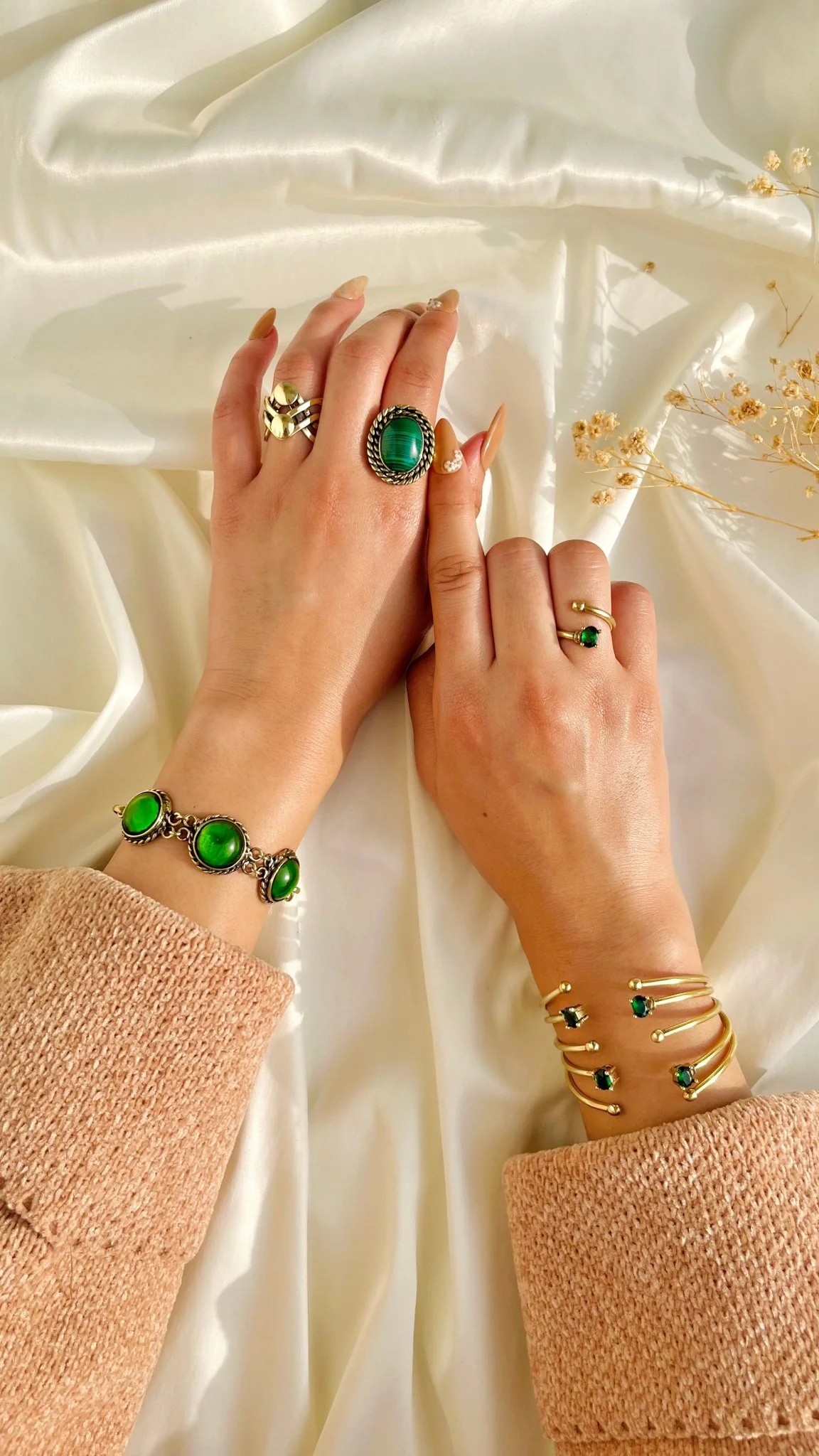 Green Stone & Calm Set – Copper - Image 3