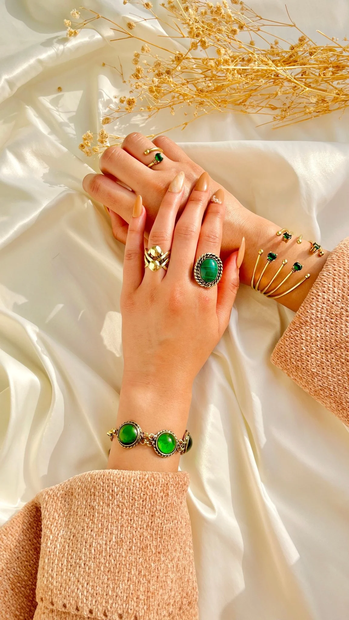 Green Stone & Calm Set – Copper - Image 5
