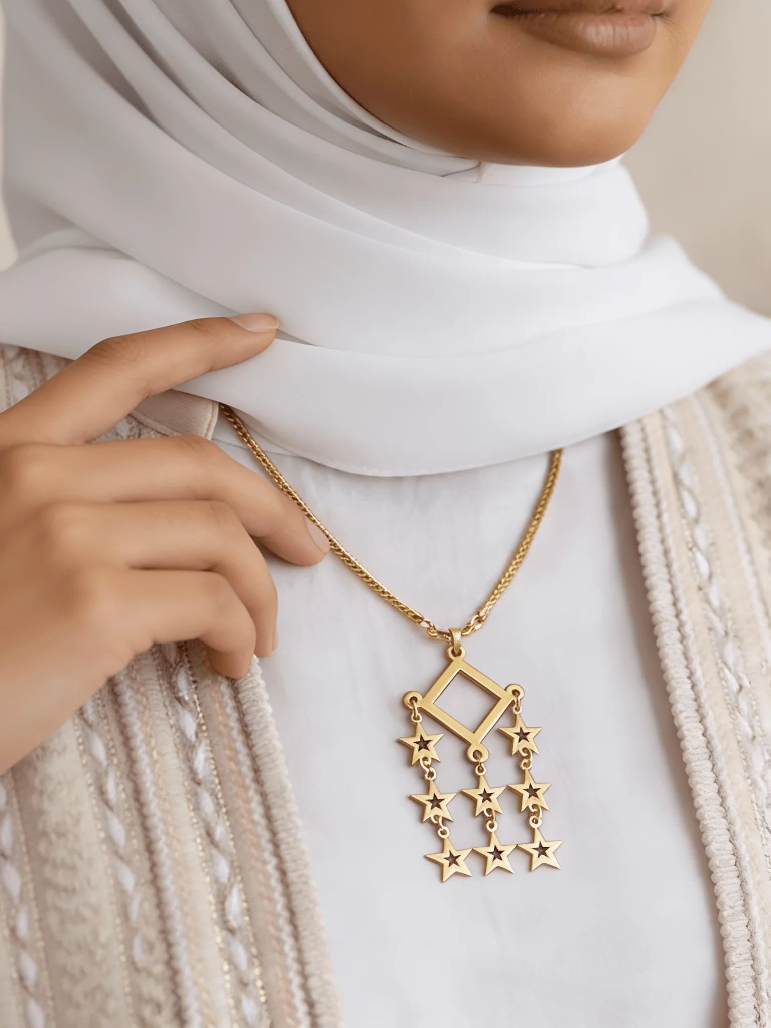 Hadeel Necklace - Gold Plated