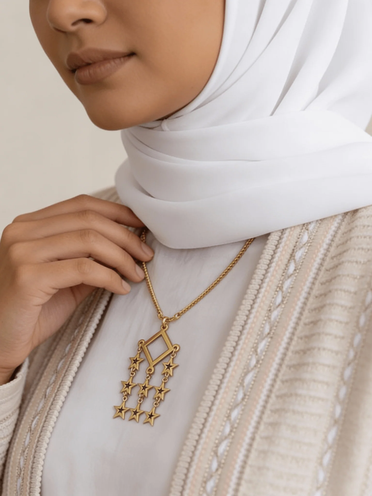 Hadeel Necklace - Gold Plated - Image 2