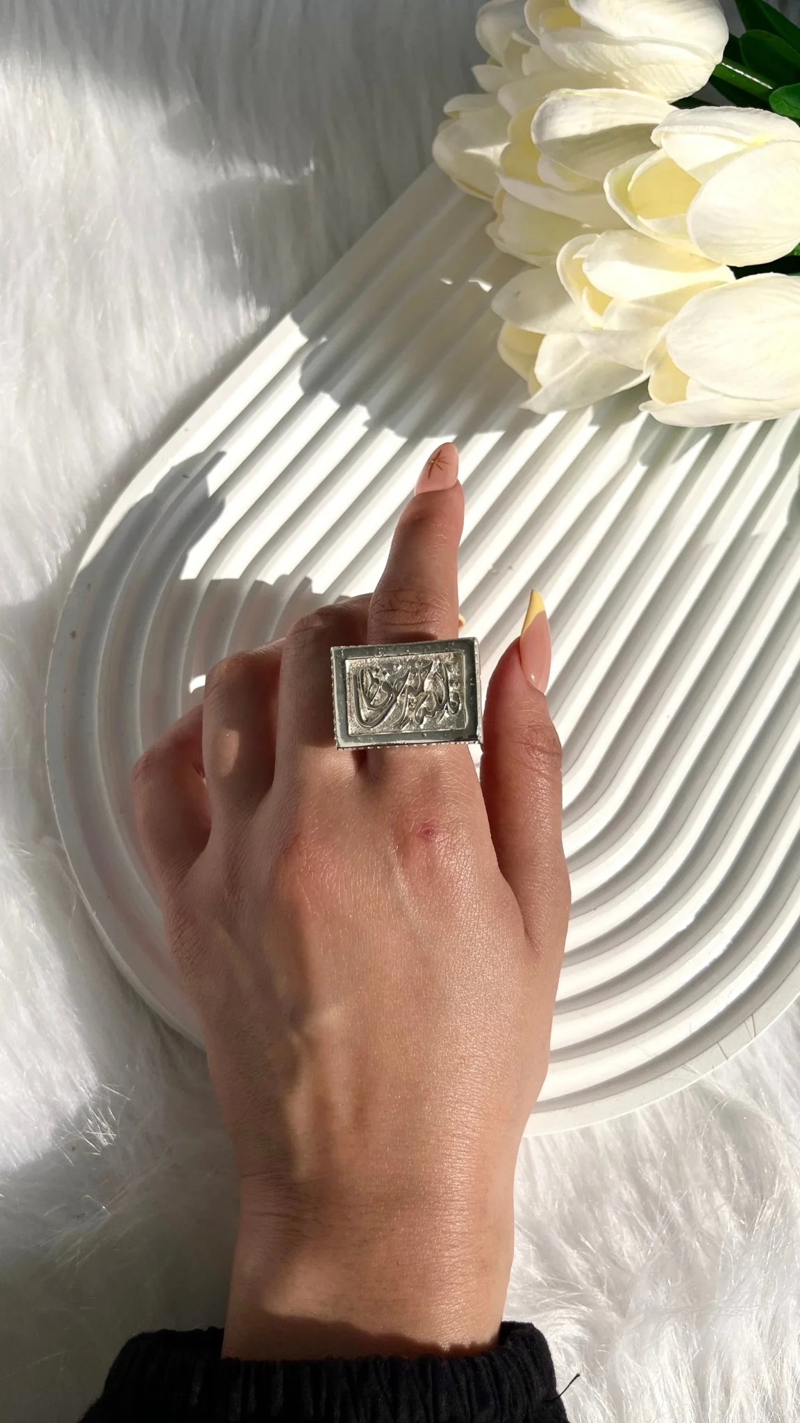 Hafez Ring - Silver Plated - Image 2