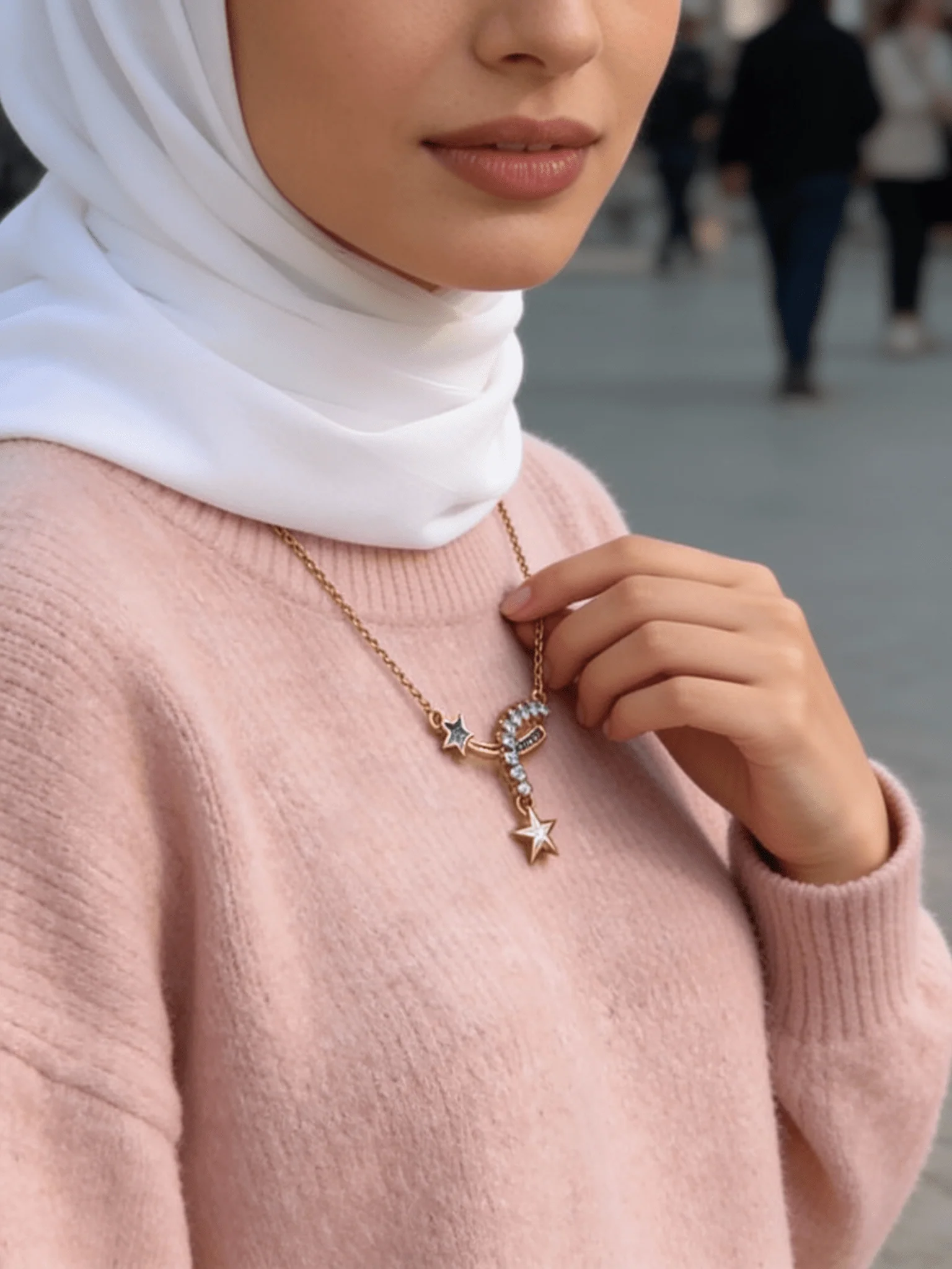 Hala Necklace - Stainless Gold Plated - Image 3
