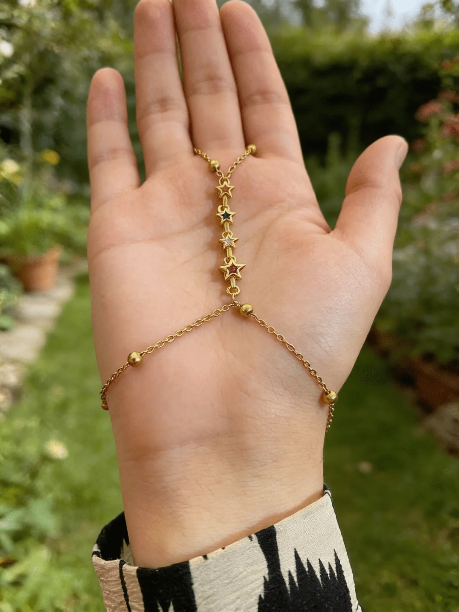 Hamsa Hand Kaff - Stainless Steel - Image 3