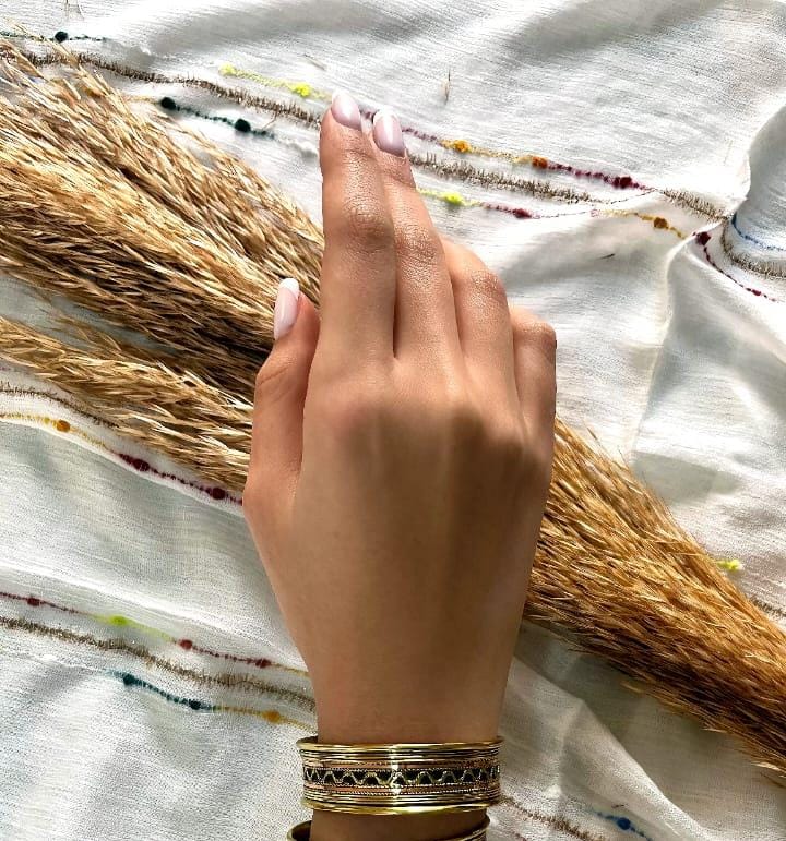 Hanaa Classy Bangle - Pure Copper - Image 3