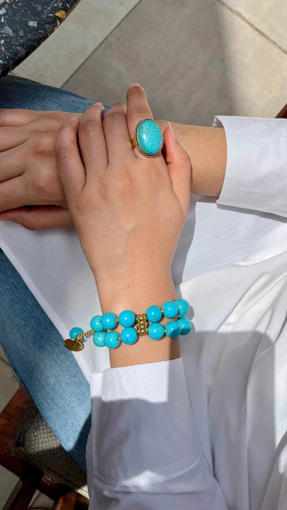 Tala Turquoise Necklace Set - Image 6