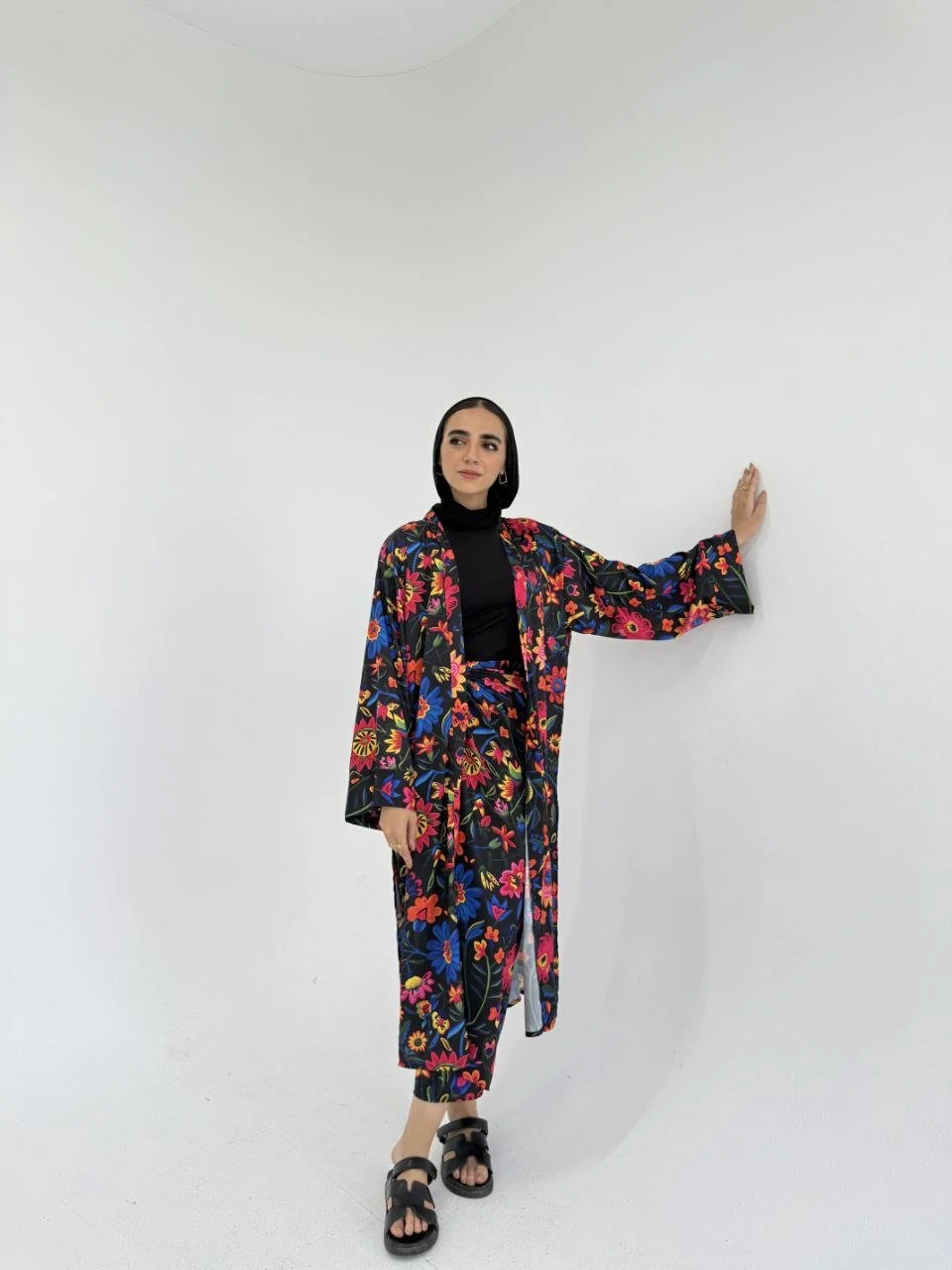 Hania Casual Suit - Satin