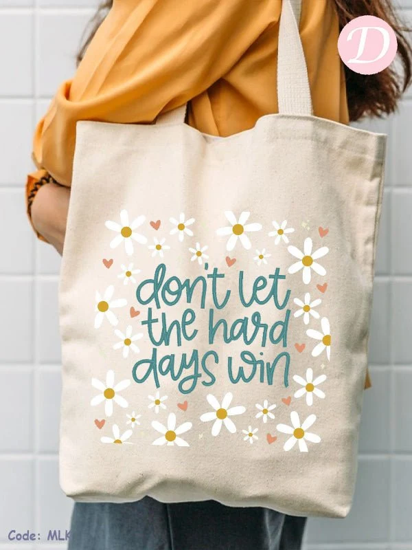 Hard Day Tote Bag - Linen - Image 2