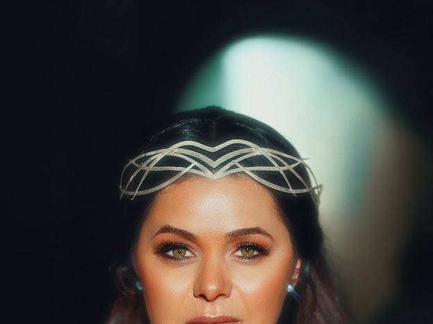 Headpiece Crown - Silver Plated