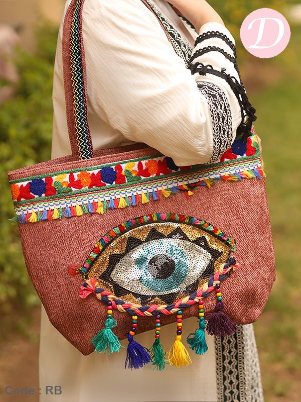 Hoda Beach Bag - Linen