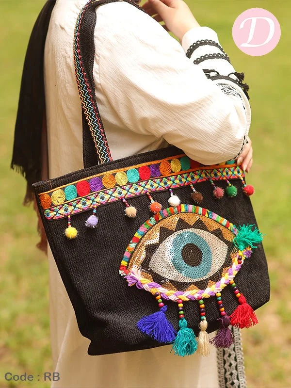 Hoda Beach Bag - Linen - Image 5