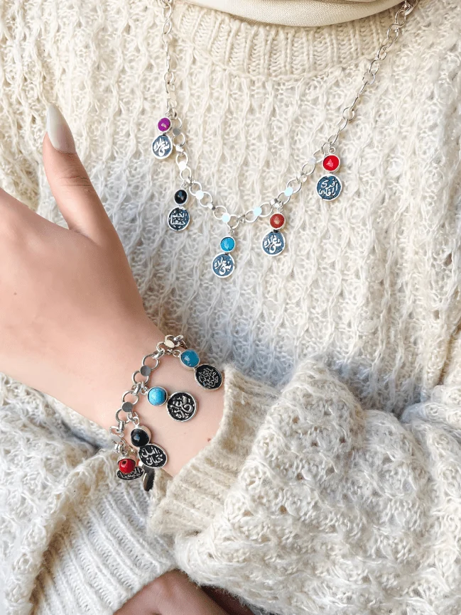 Hoda Set - Onyx And Turquoise Stone - Image 4