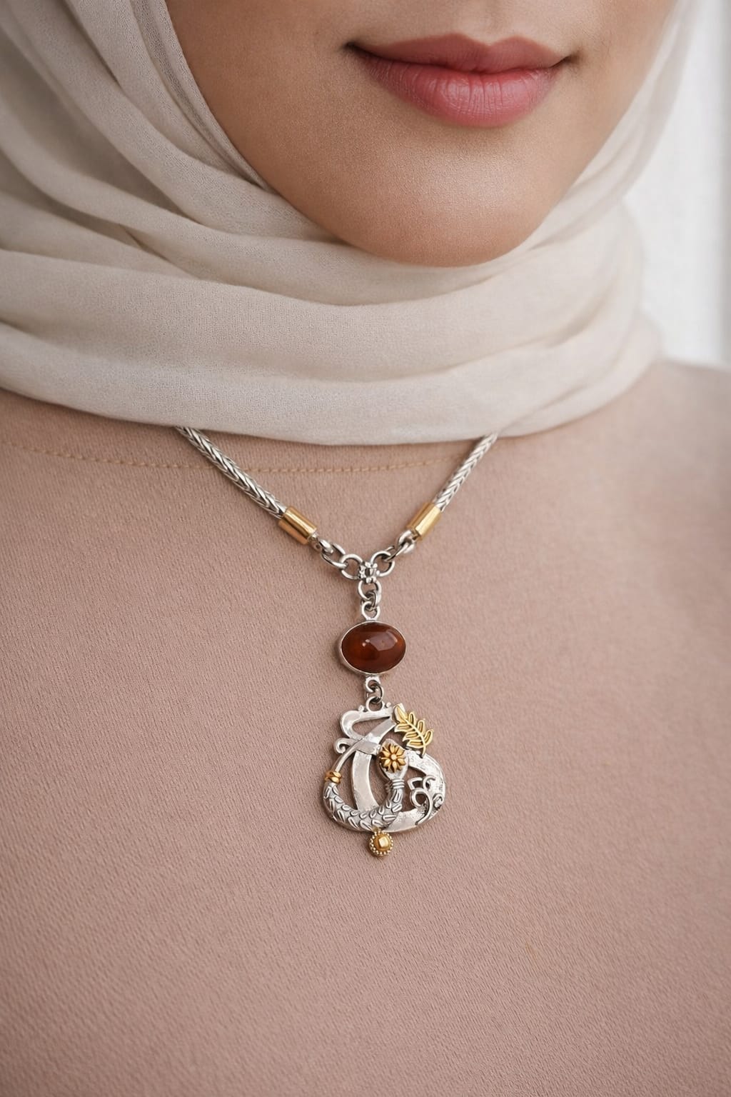 Isabella Necklace - Silver & Gold Plated - Image 3
