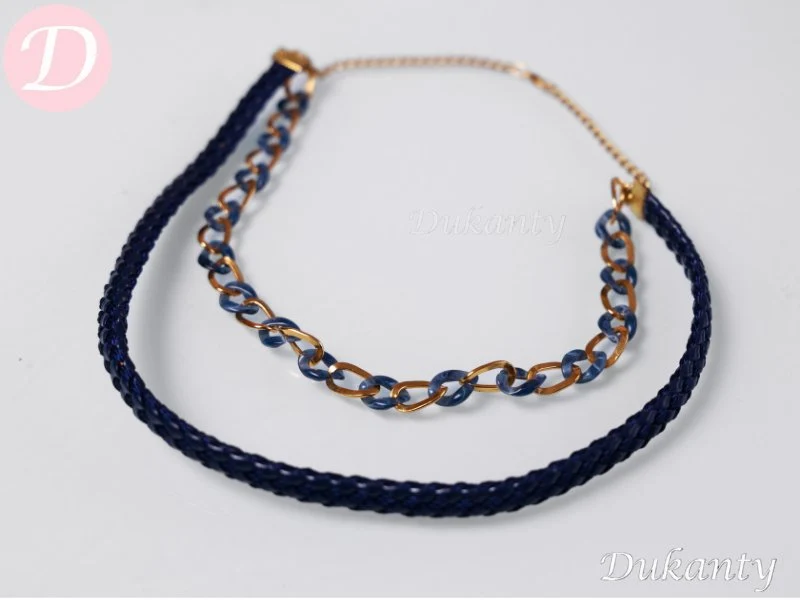 Jenna Necklace - Leather - Image 2