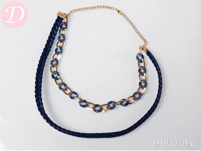 Jenna Necklace - Leather - Image 3