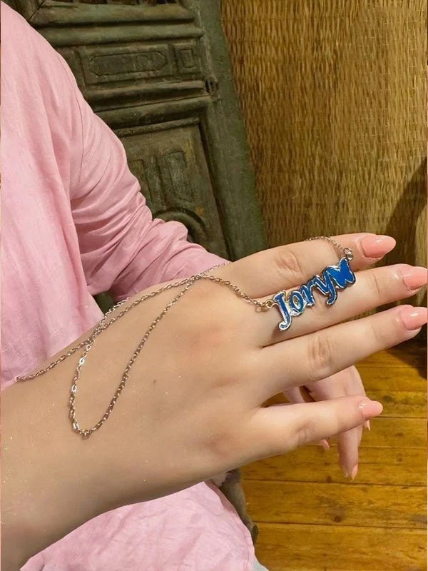 Jory Customized Necklace - Silver Plated