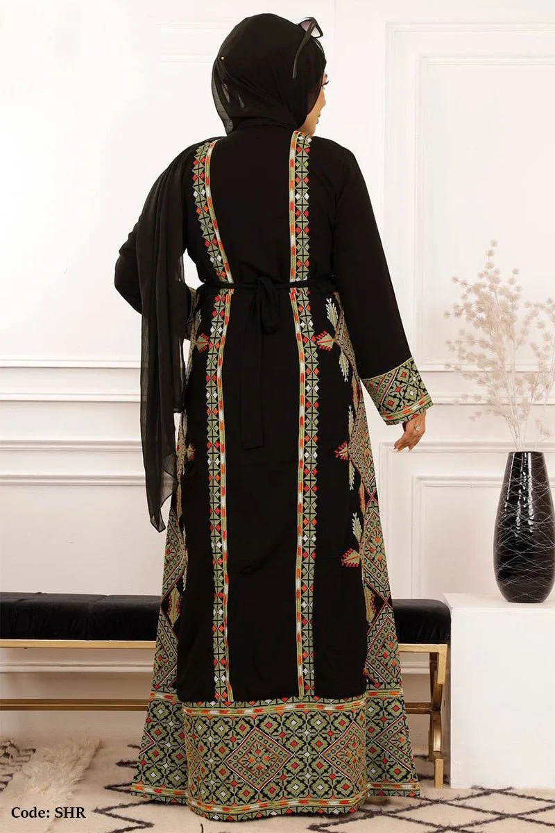 Joudiyah Abaya - Crepe - Image 6