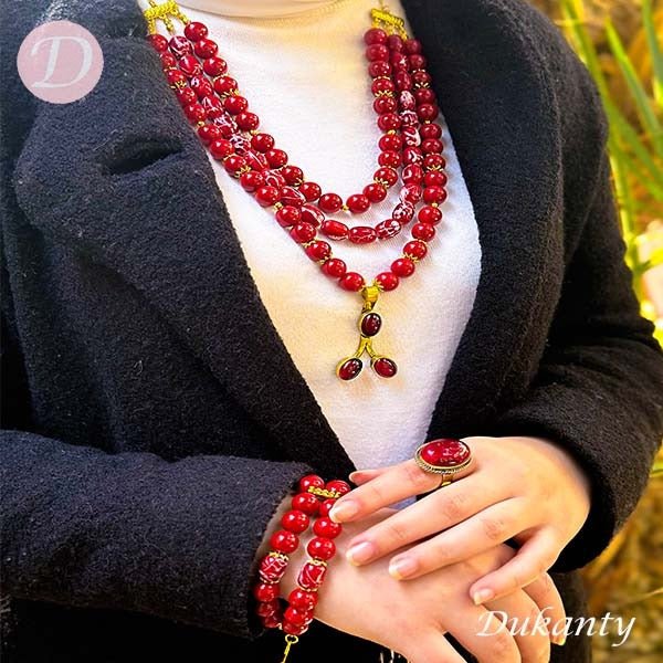 Karla Set - Red Coral - Image 2