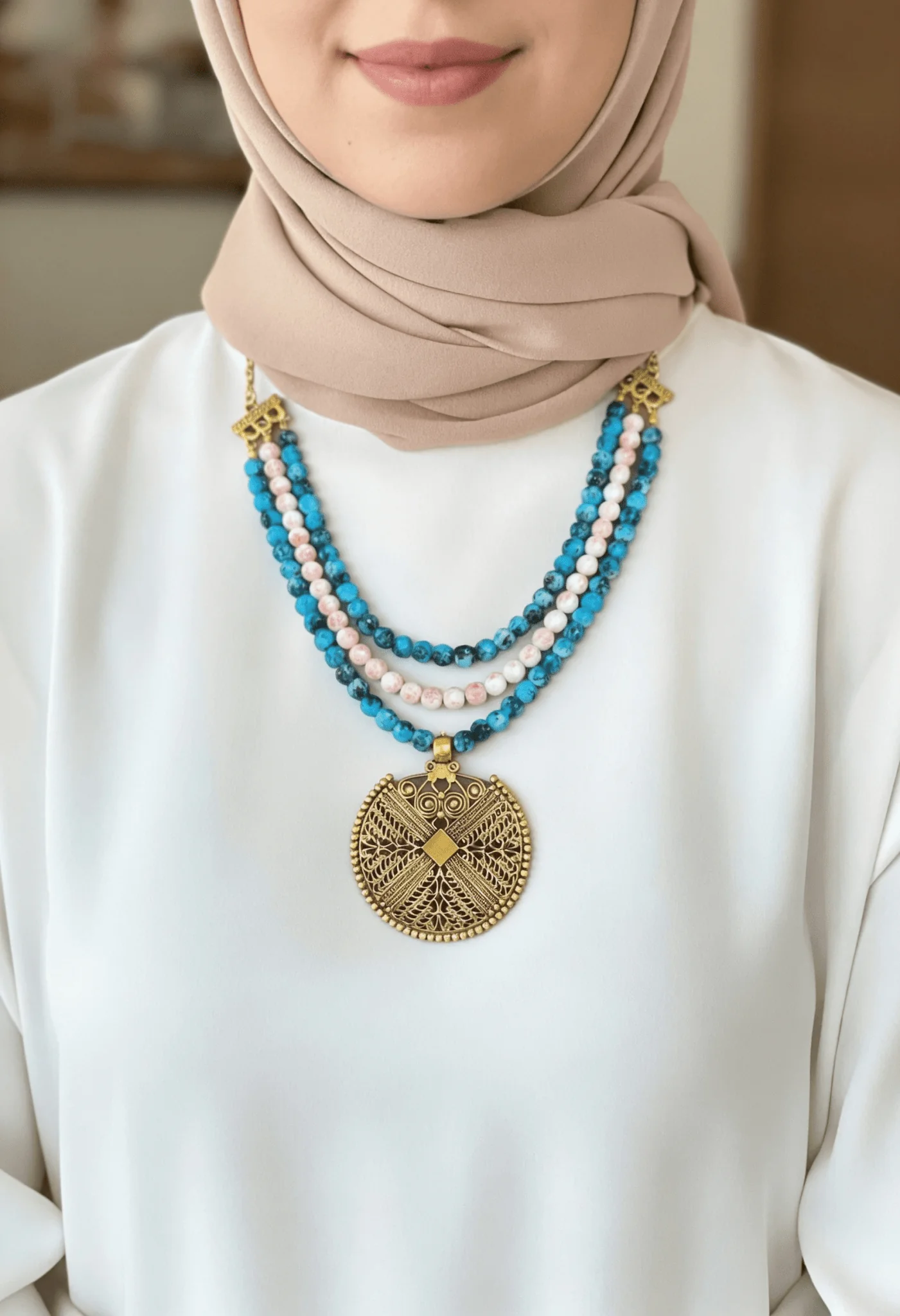 Karma Necklace - Agate Stones