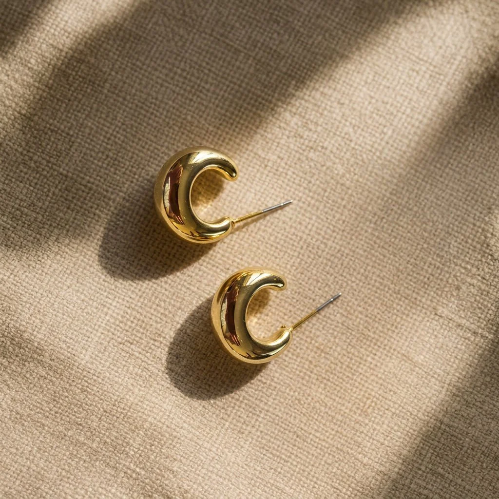 Kaya Earrings - Stainless Steel - Image 2