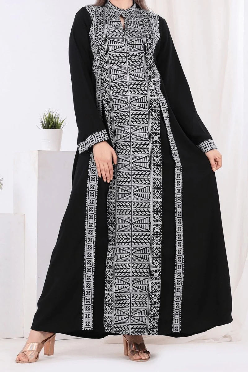 Khadeja Abaya - Crepe - Image 4