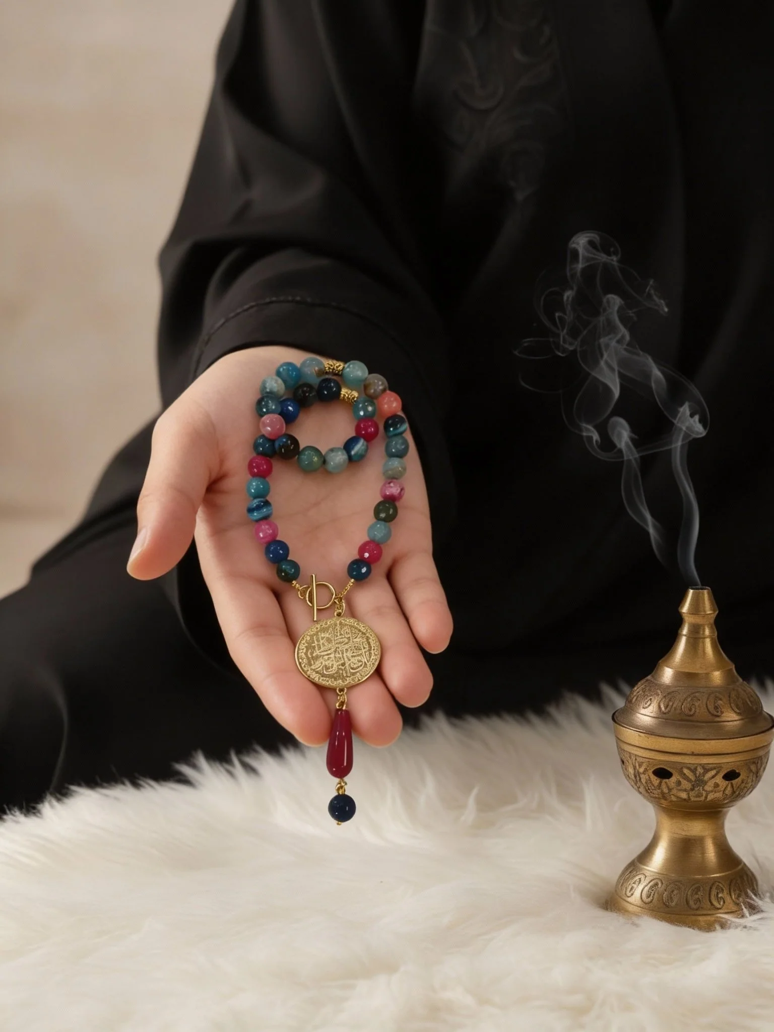 Khawla Rosary - Agate Stones - Image 2