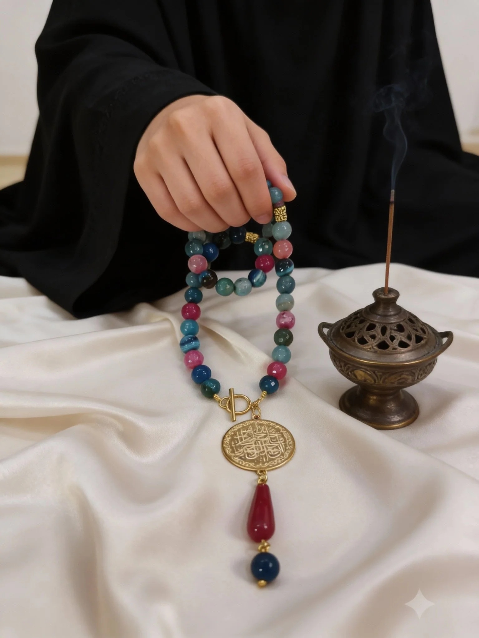 Khawla Rosary - Agate Stones - Image 3