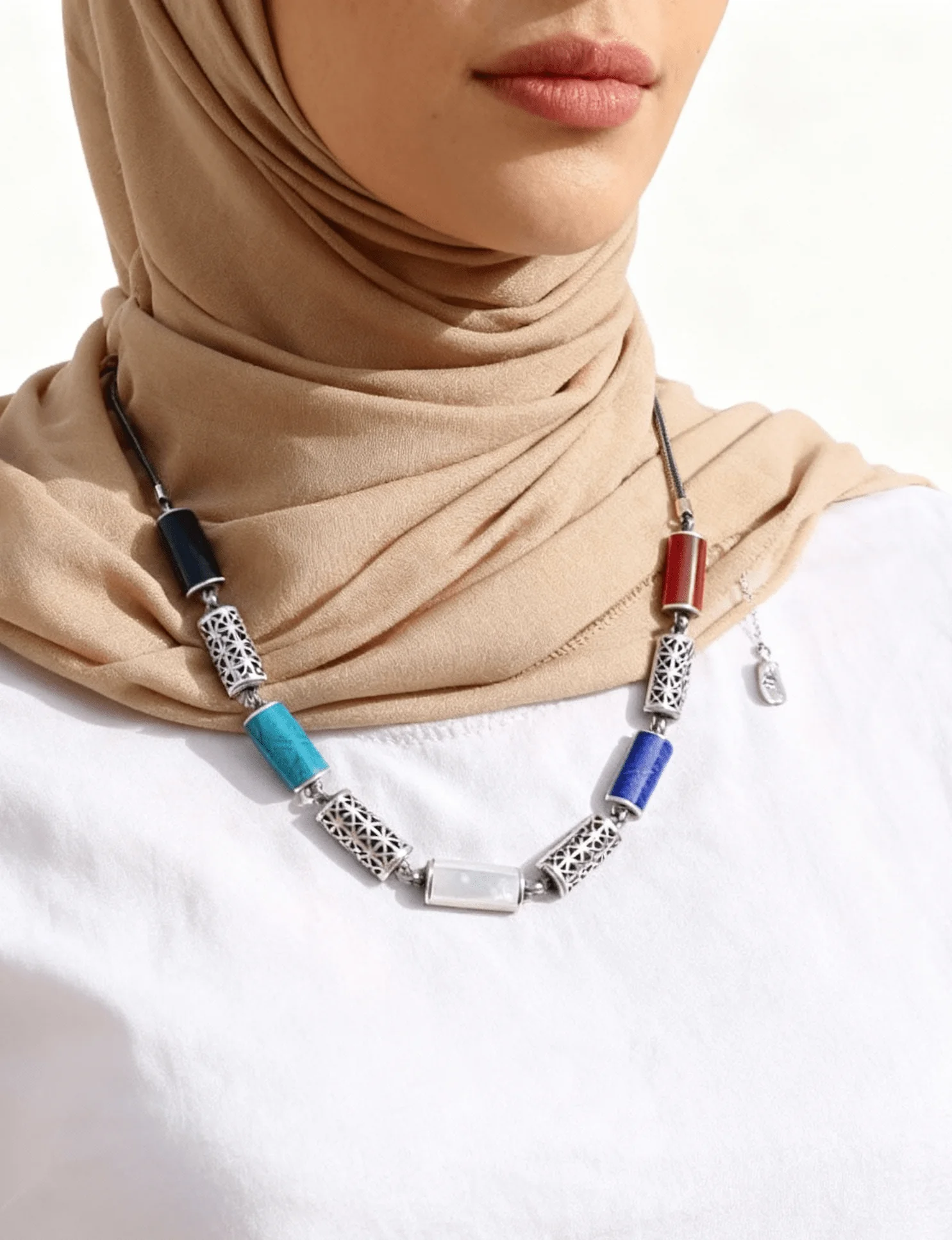 Laila Colorful Set - Silver Plated - Image 7