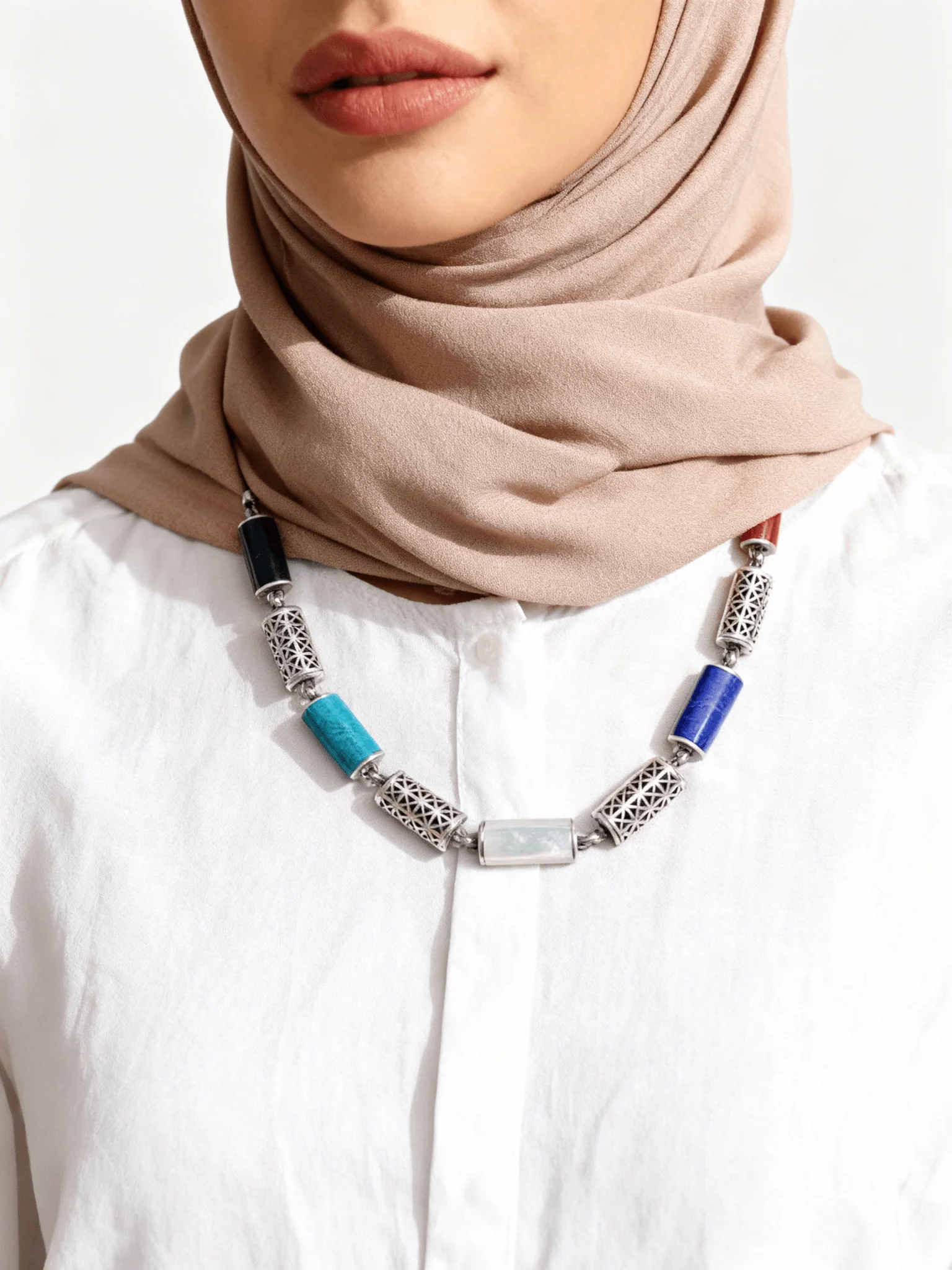 Laila Colorful Set - Silver Plated - Image 8