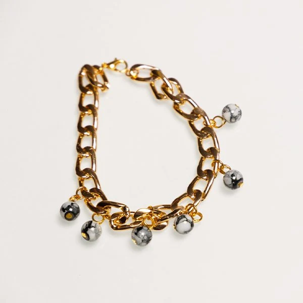 "Lalia" Customized Delicate Set - Gold Plated - Image 3