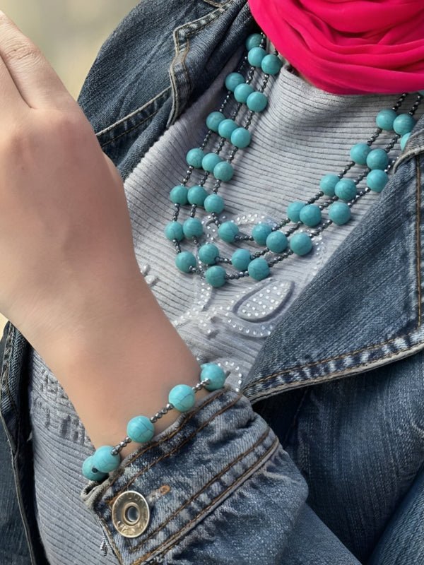 Lama Elegant Set - Turquoise Stones