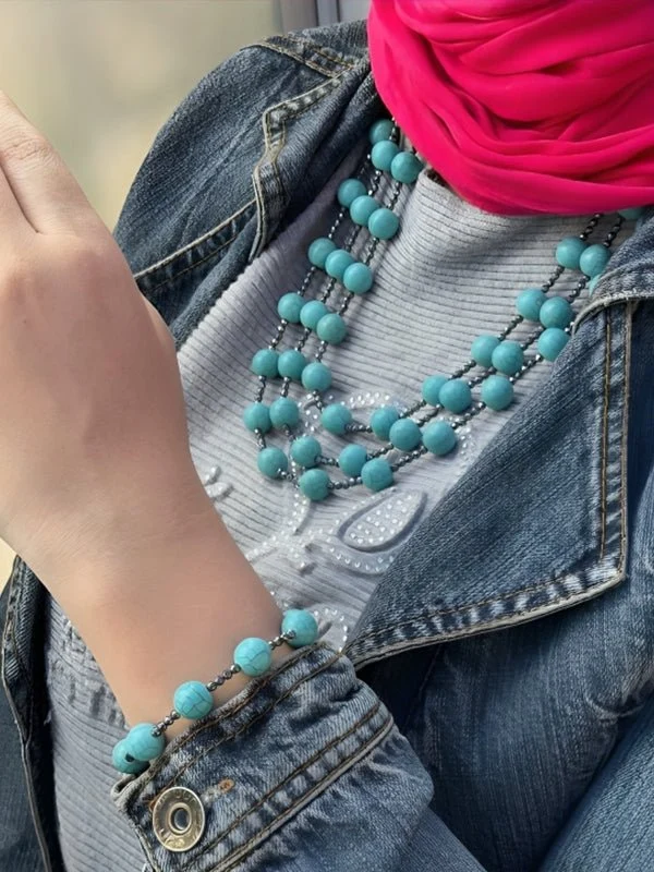 Lama Elegant Set - Turquoise Stones - Image 6