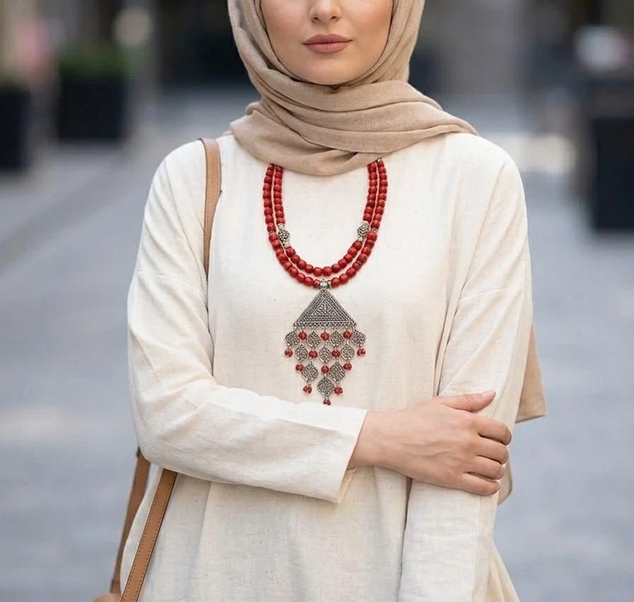 Lamiaa Arabic Necklace
