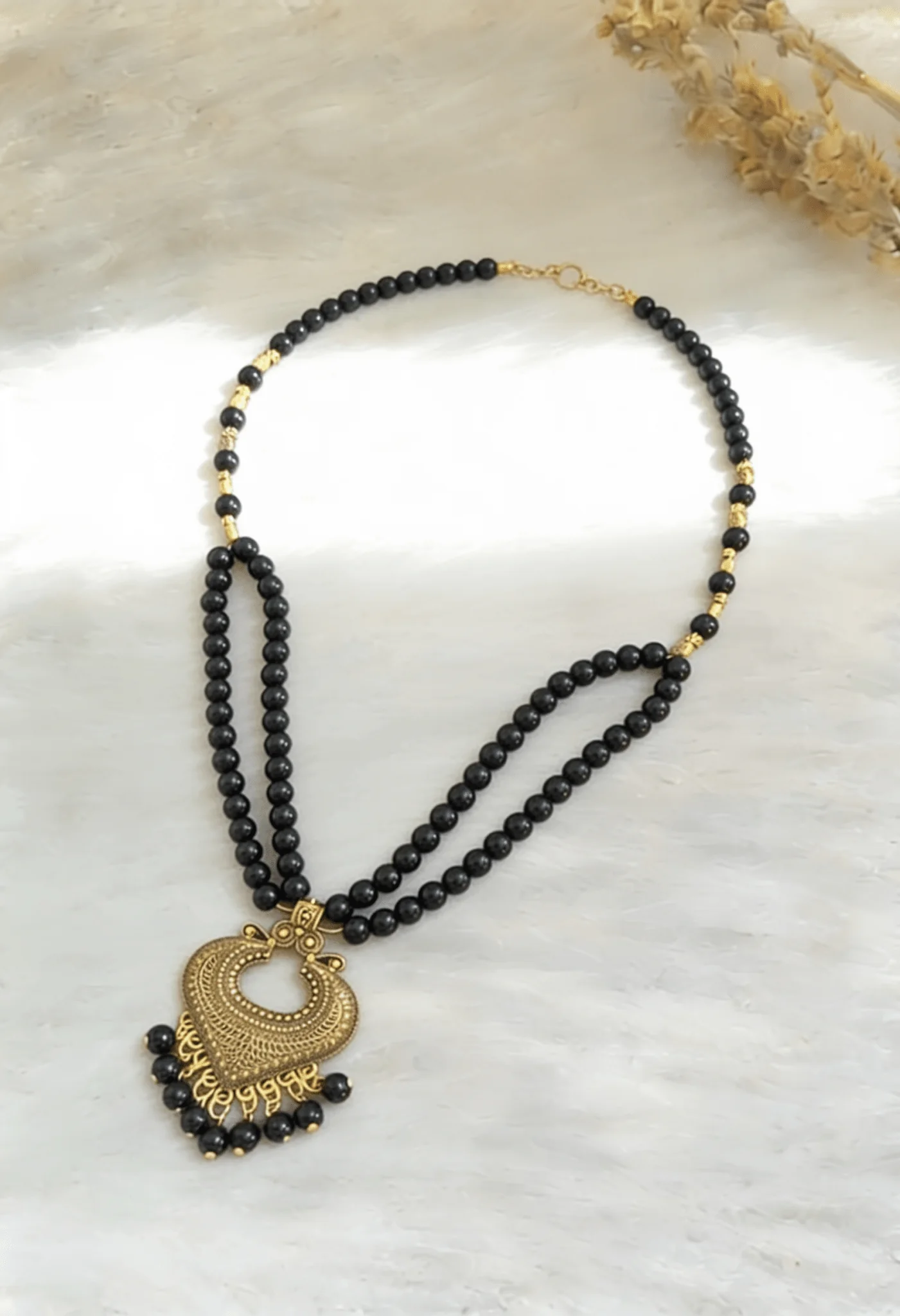 Lamiaa Necklace - Agate Stones - Image 2