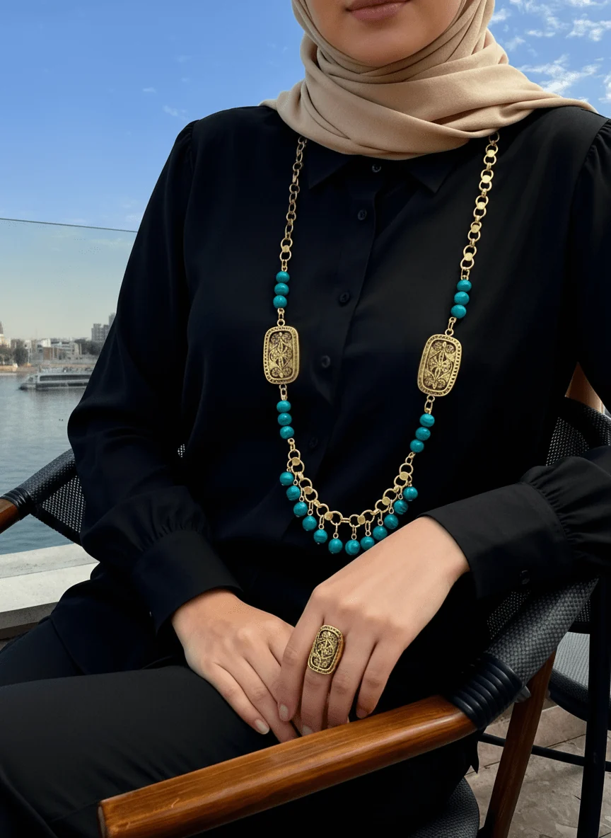 Lara Necklace - Pure Copper - Image 5