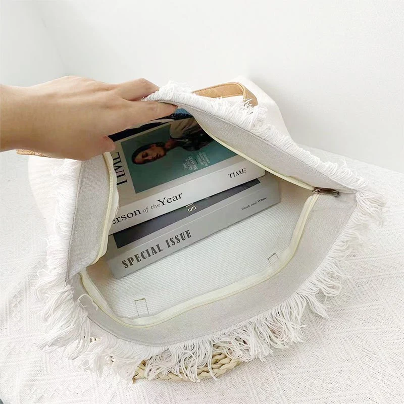 Lauren Handmade Bag - Wicker - Image 2