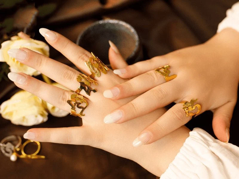 Lauren Ring Set - Gold Plated - Image 2