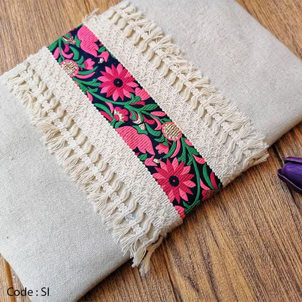 Leen Handmade Clutch - Linen - Image 2