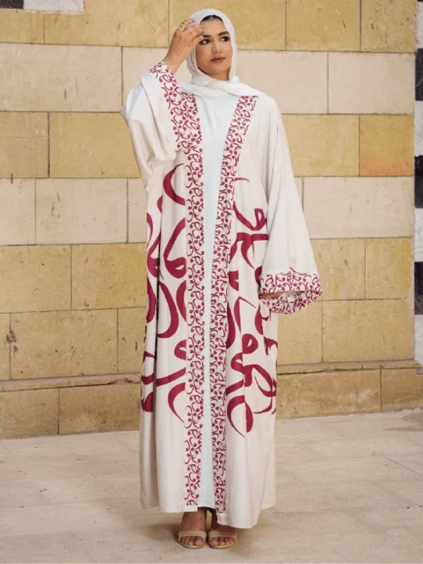 Mariam Arabic Cardigan - Linen - Image 2