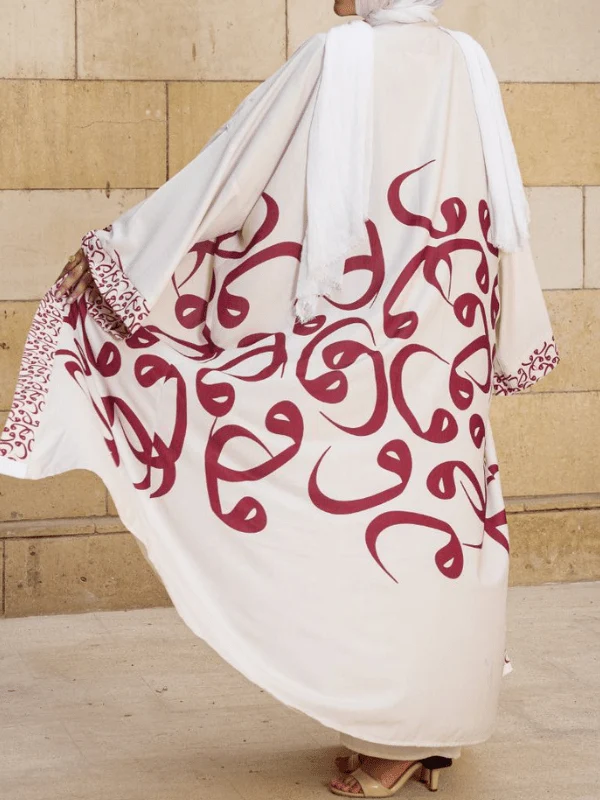 Mariam Arabic Cardigan - Linen - Image 3
