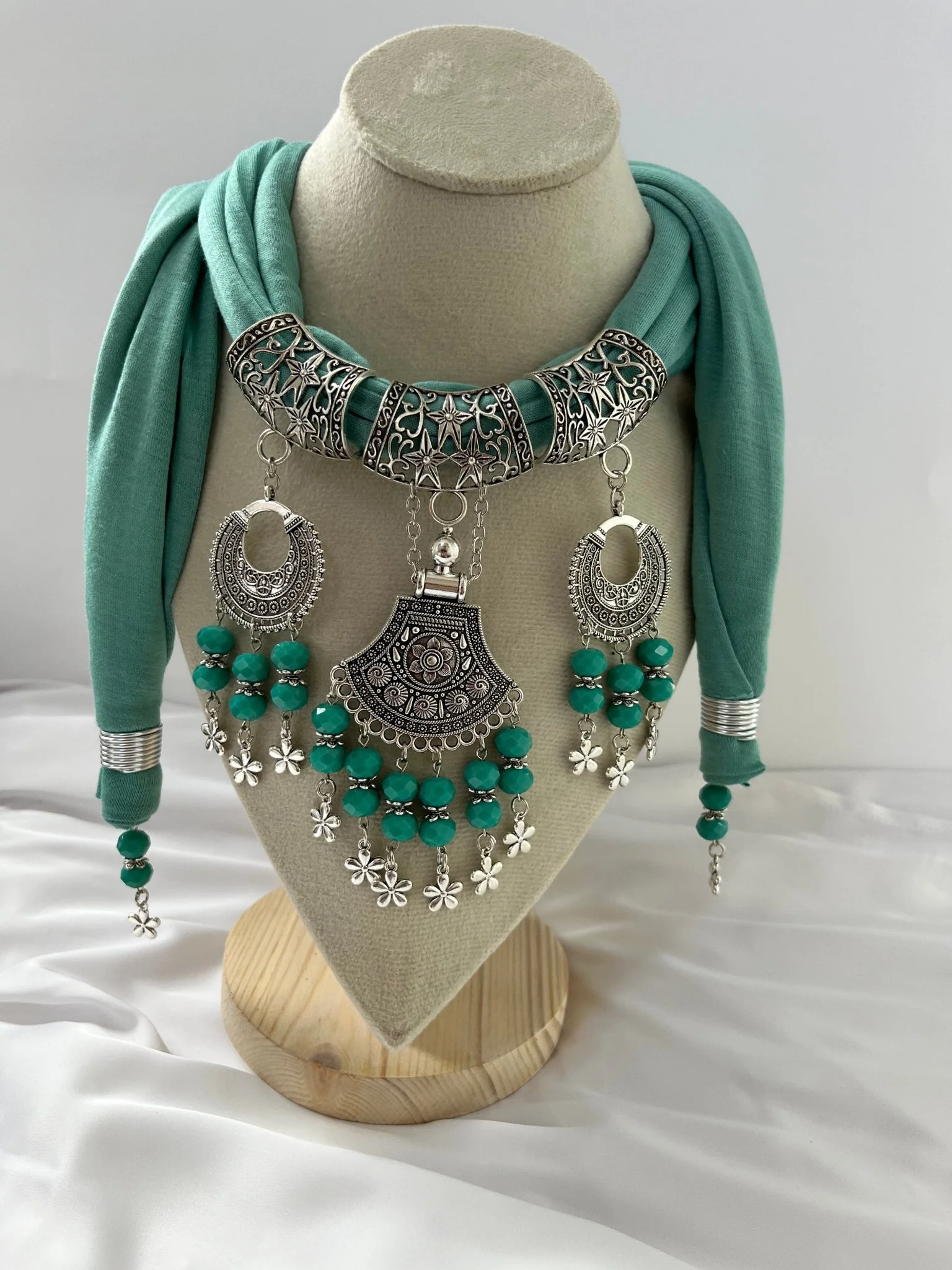 Milda Necklace Scarf - Cotton - Image 4
