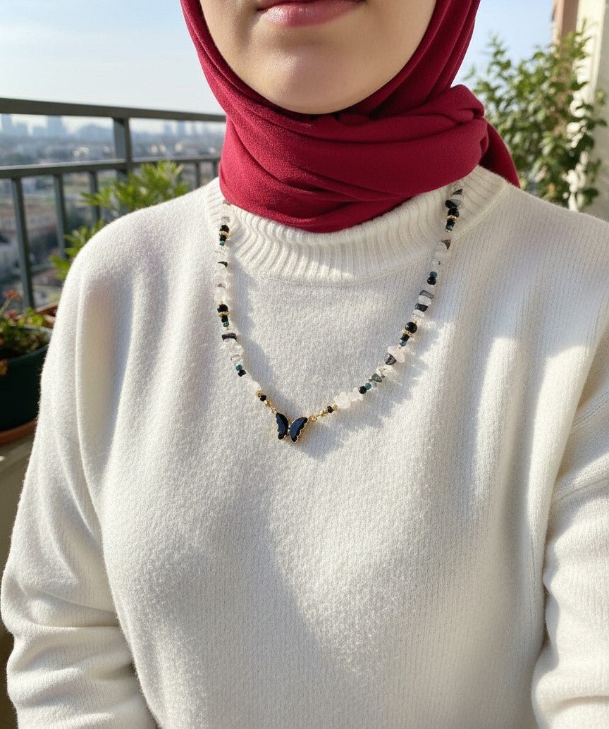 Mini Butterfly Necklace - Image 2