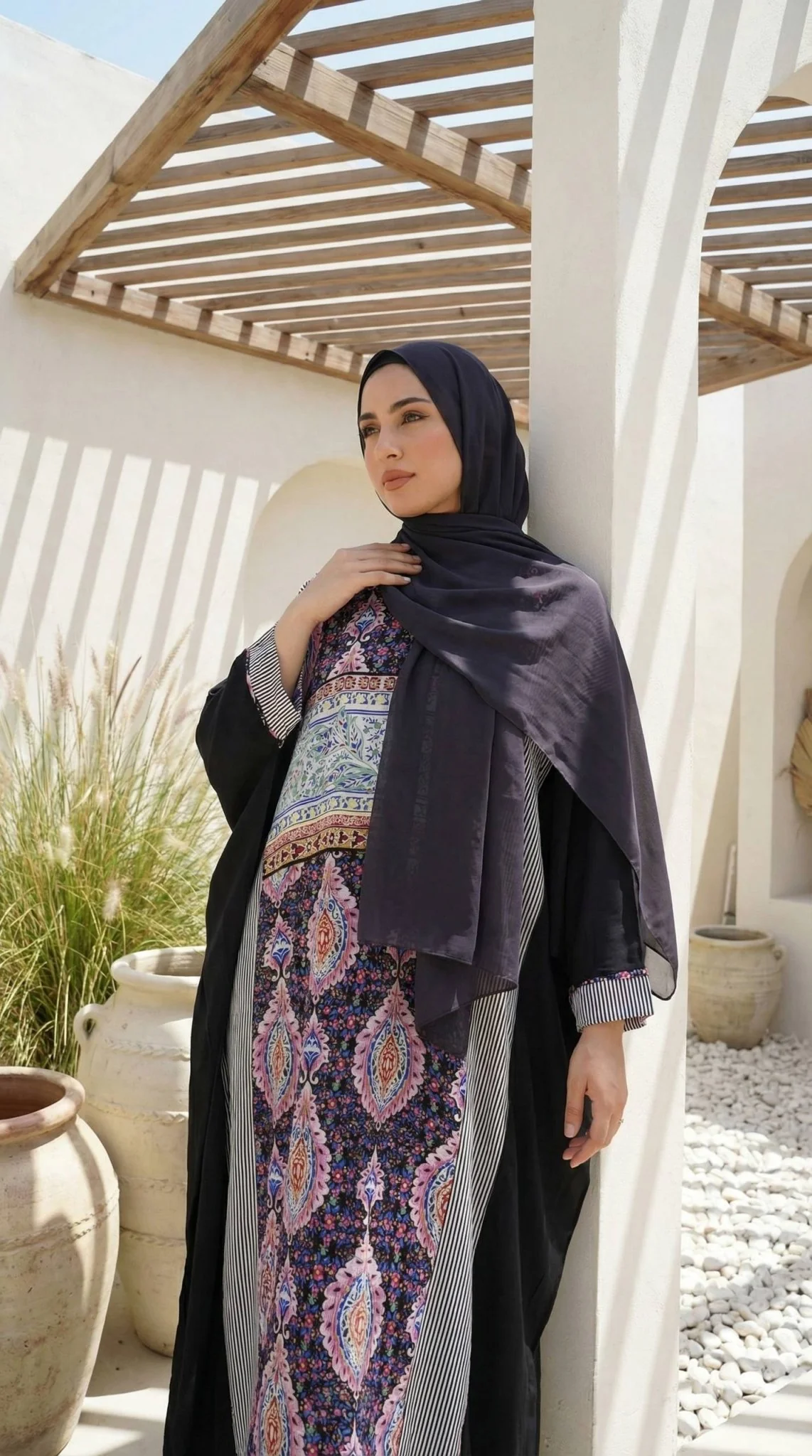 Modern Queen Linen Abaya - Image 6