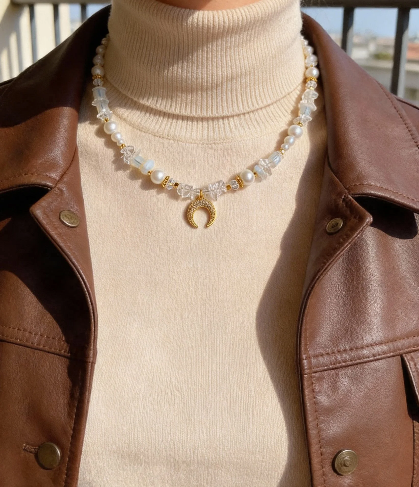 Moon Crescent Necklace