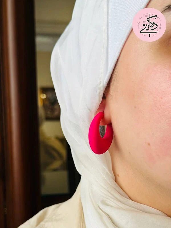 Moon Earrings - Acrylic - Image 2