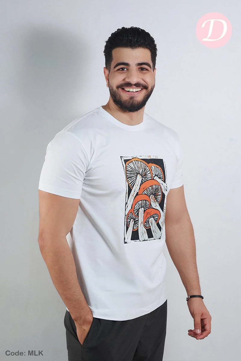 Mushrooms T-shirt - Cotton - Image 3
