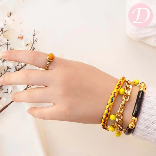 Soha Leather Bracelet Set - Image 2