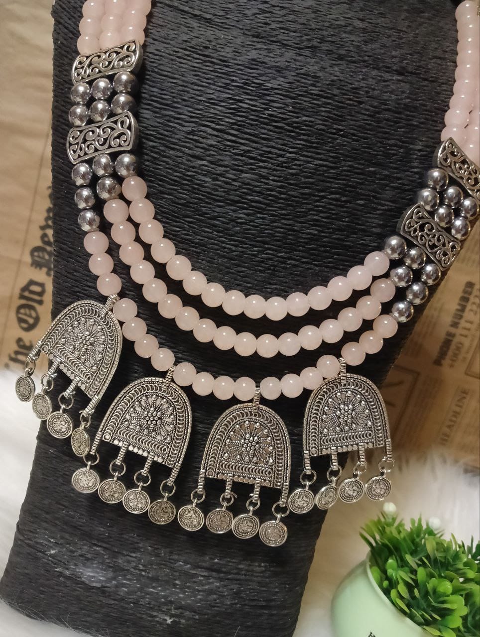 Nadra Necklace - Agate Stones - Image 3