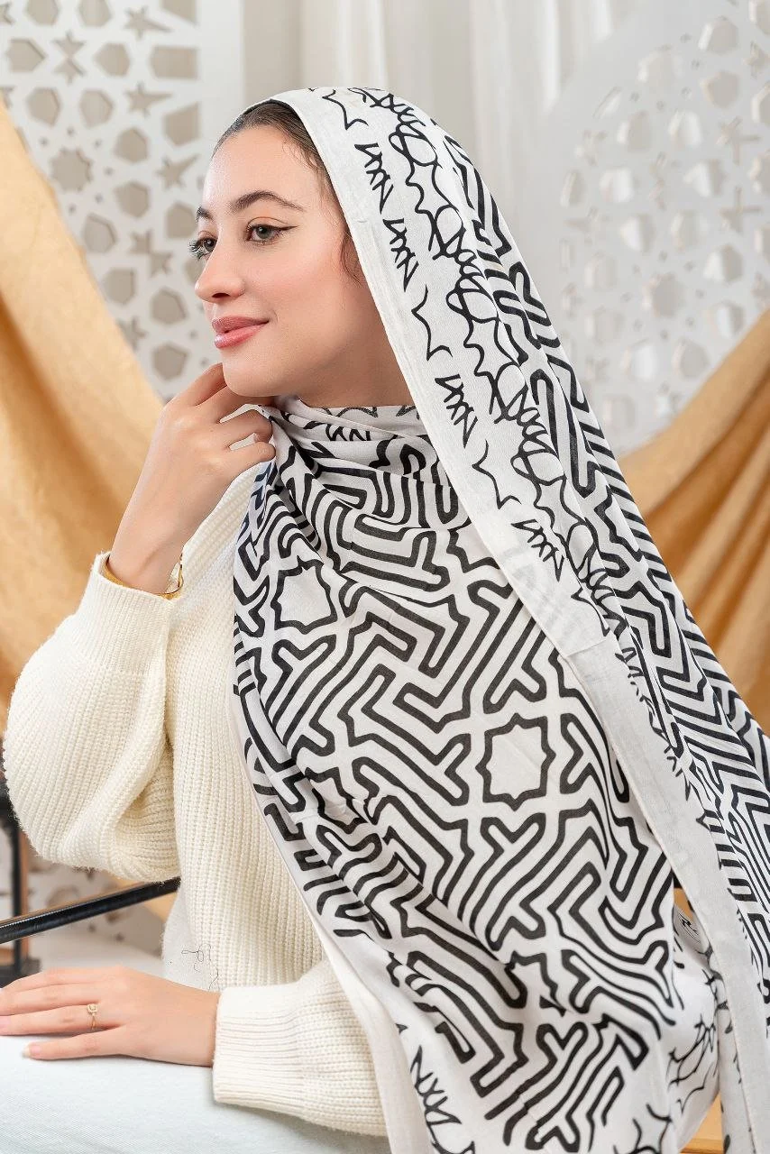 Nagwa Scarf - Cotton Digital - Image 3