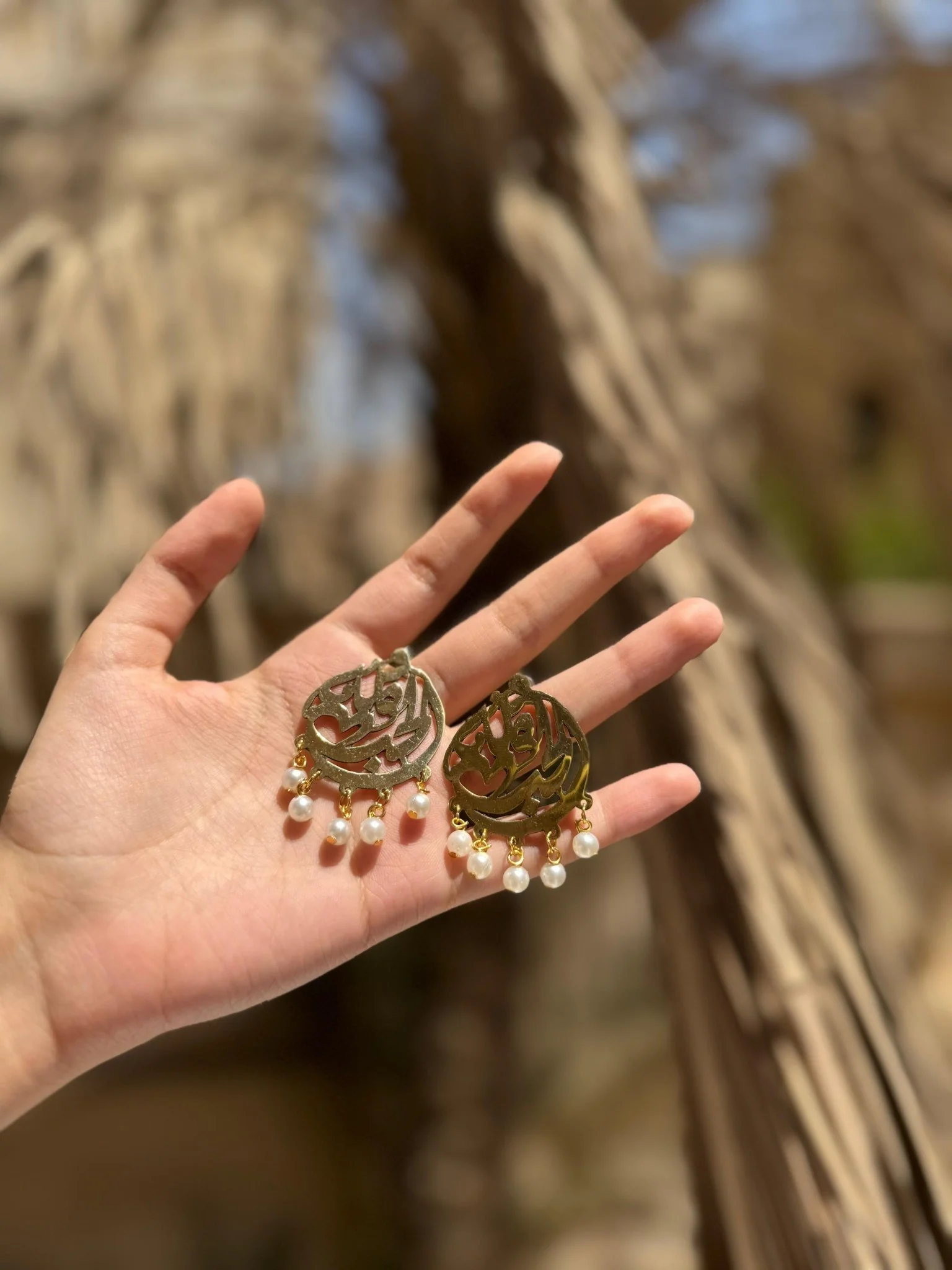 Nahla Earings - Copper